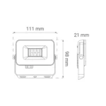 Green Tech LED reflektor sa senzorom 4250lm, 50W, 6500K - AFS-50BK (Kopiraj)