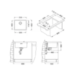 Alveus sudoper Quadrix 50 - Monarch