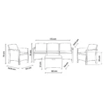 BICA baštenska garnitura VENEZIA 2 (Kopiraj)