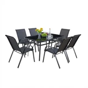 Baštenska garnitura SET 6 sto 80 x 70 cm i 4 stolice