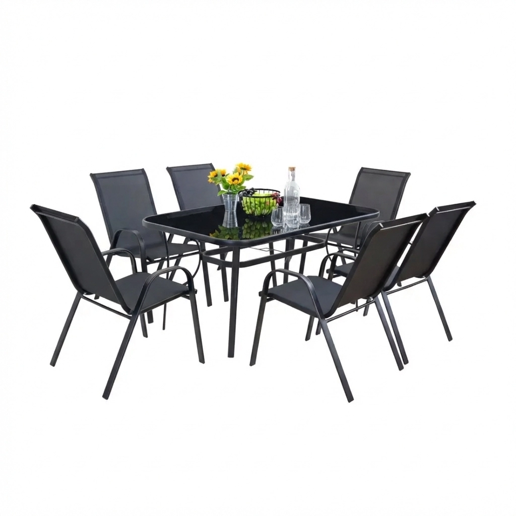 Baštenska garnitura SET 6 sto 150 x 90 x 70 cm i 6 stolica1 Baštenska garnitura SET 6 sto 80 x 70 cm i 4 stolice