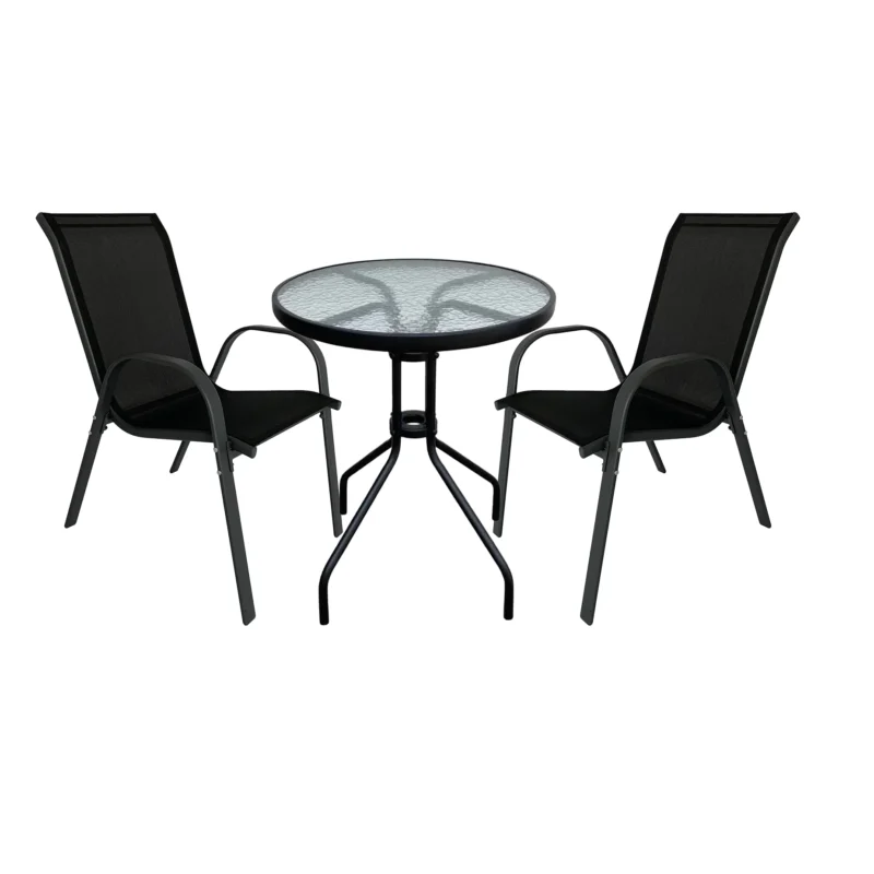 Baštenska garnitura SET 8 sto 60 x 60 x 70 cm i 2 stolice (Kopiraj)