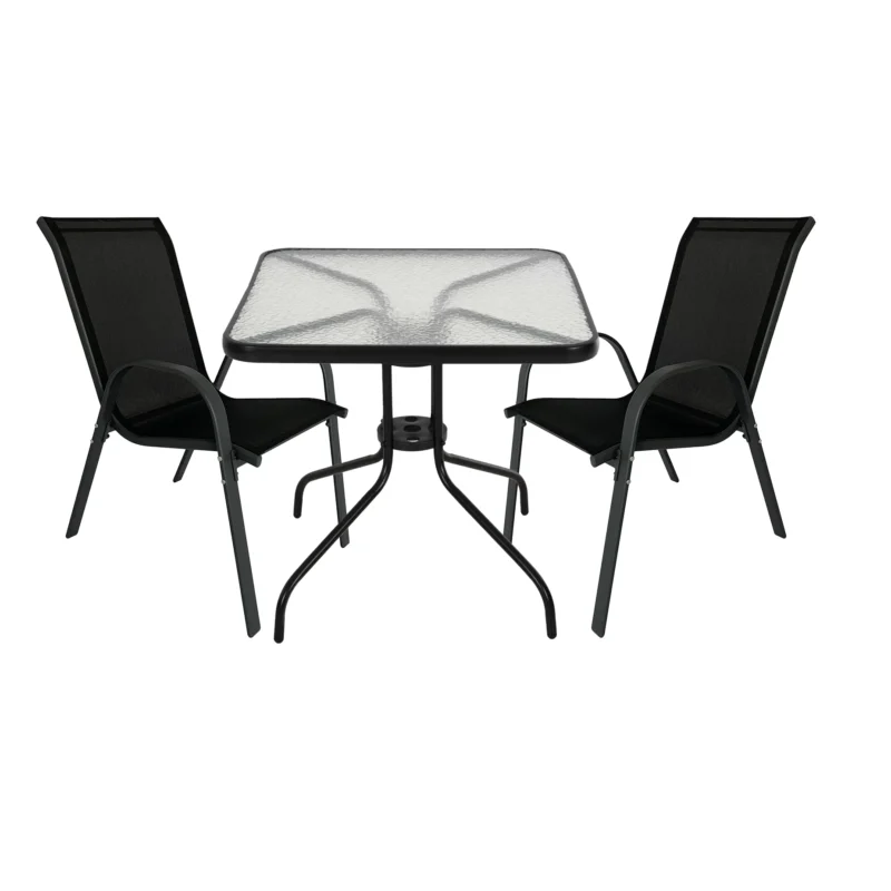 Baštenska garnitura SET 7 sto 60 x 70 cm i 2 stolice