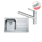 FRANKE inoks sudoper SRX 611-86 LB sa česmom ORBIT DOCCIA (Kopiraj)