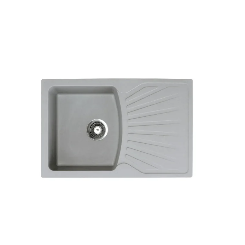 Metalac sudoper xQuadro Plus - Siva