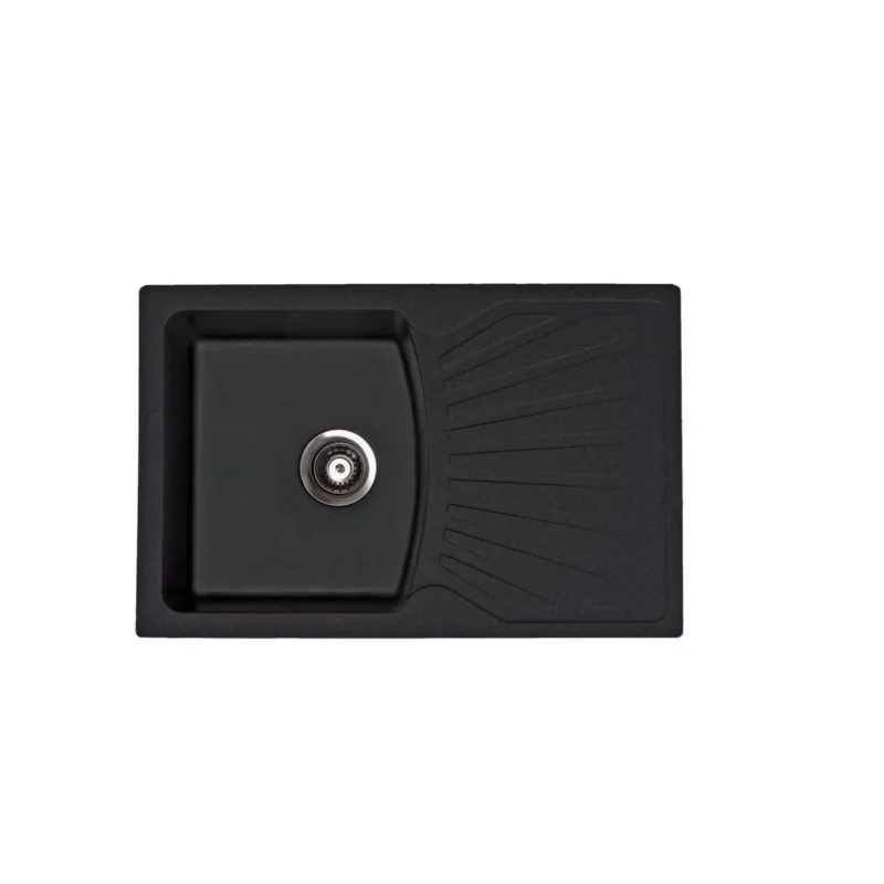 Metalac sudoper xQuadro Plus - Crna