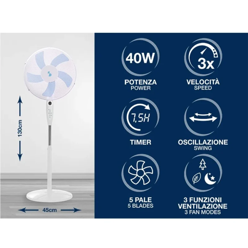 Beper ventilator sa daljinskim P206VEN131