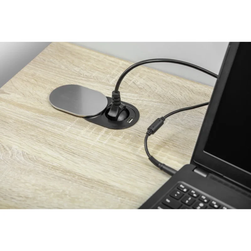 GTV ugradna utičnica Ø100 mm 1xSHUKO, 2xUSB-A 2A  AE-BPW1S2UCH-80 (Kopiraj)