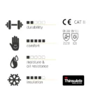 GEBOL zaštitne radne rukavice Uni Fit Termo