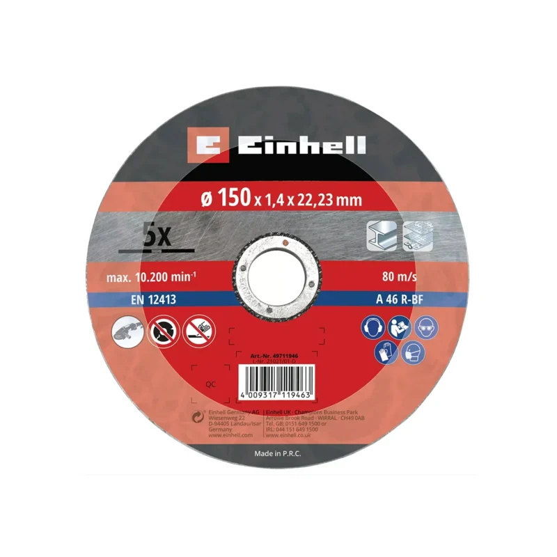 Einhell dijamantska rezna ploča za kamen beton keramiku 150 x 1.6 mm 49721550 (Kopiraj)