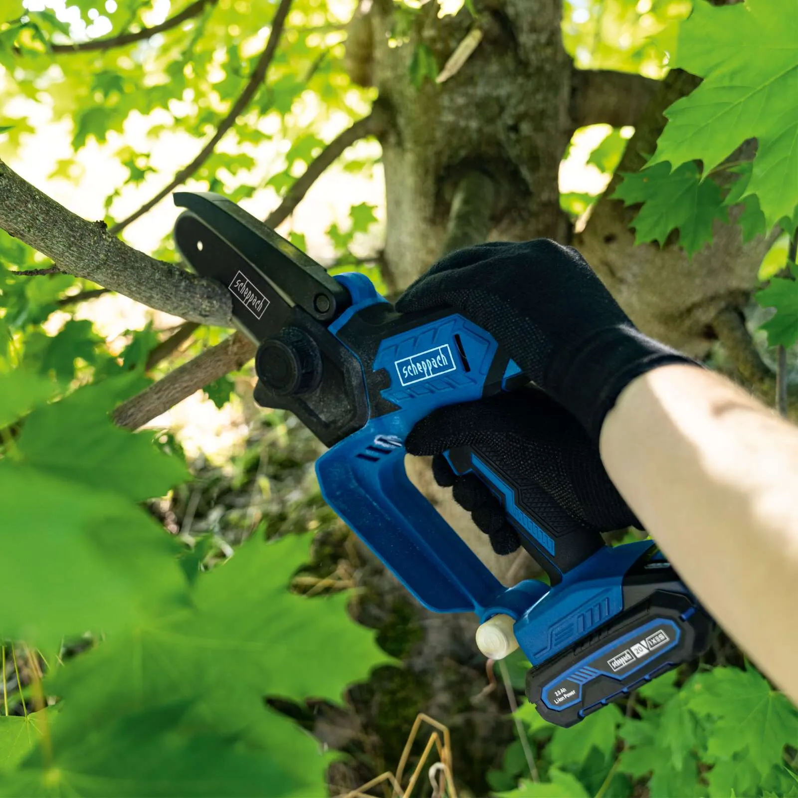 C PS100 X Set S2 2x2Ah 5 Scheppach aku lančana pila testera IXES C-PS100-X Set S2 2x2Ah