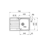 FRANKE inox sudoper BCX 610-51 (Kopiraj)