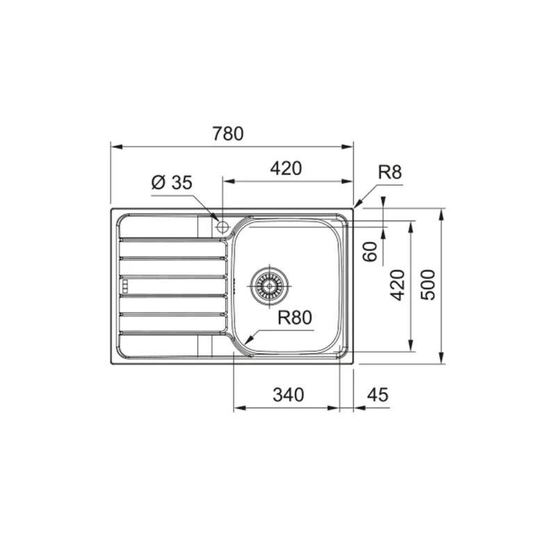 FRANKE inox sudoper BCX 610-51 (Kopiraj)