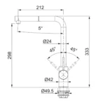 FRANKE slavina Lina XL J (Kopiraj)