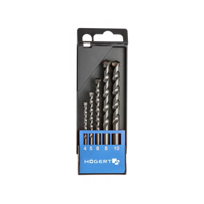 Hoegert 18-dijelni set burgija za beton metal i drvo 3-10 mm  HT6D379 (Kopiraj)