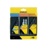 Stanley 16-dijelni set burgija za metal drvo i beton 2.0-10.0 mm STA56045