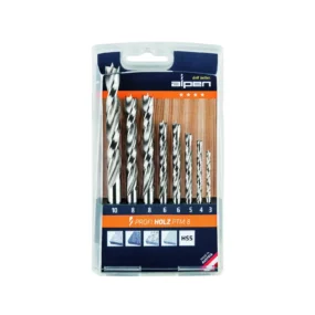 Alpen 5-dijelni set burgija za drvo 4-10mm 0000600114100 (Kopiraj)