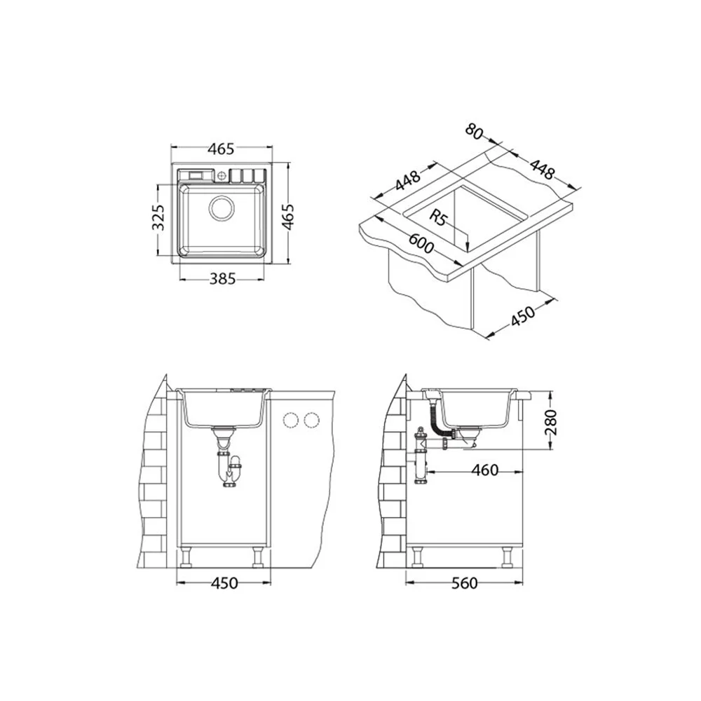 Alveus sudoper Niagara 10 + slavina Jana (Kopiraj)