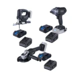 Scheppach aku set 1 ugaona brusilica odvijač i ubodna pila Black Edition