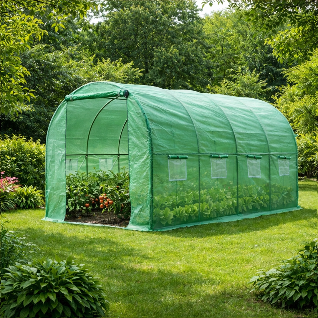 Expert montažni plastenik sa 3 prozora 3 x 3 x 2 m TunnelPRO (Kopiraj)