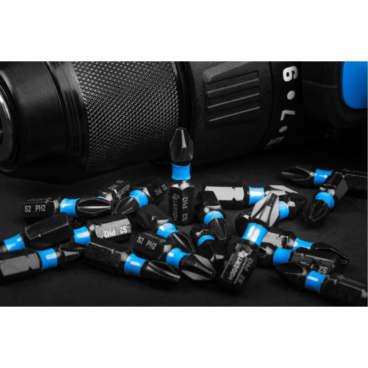 HOEGERT magnetni držač bitova IMPACT 60 mm 1/4" HT1S682 (Kopiraj)