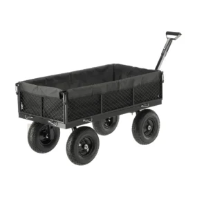 Flo vrtna kolica na četiri točka sa ogradom 200L 300kg 90200 (Kopiraj)