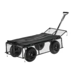 Flo vrtna kolica na četiri točka sa ogradom 200L 300kg 90200 (Kopiraj)