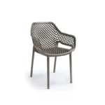 BICA baštenska stolica plastična Aria - Sivo-smeđa