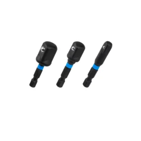 HOEGERT 3-dijelni set adaptera za nasadne ključeve 1/4" 3/8" 1/2" IMPACT HT1S704