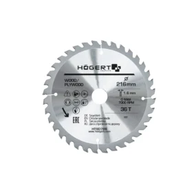 HOEGERT list kružne pile/cirkulara za drvo 216 mm 48 Z HT6D787 (Kopiraj)
