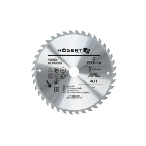 HOEGERT list kružne pile/cirkulara za drvo 250 mm 40 Z HT6D790