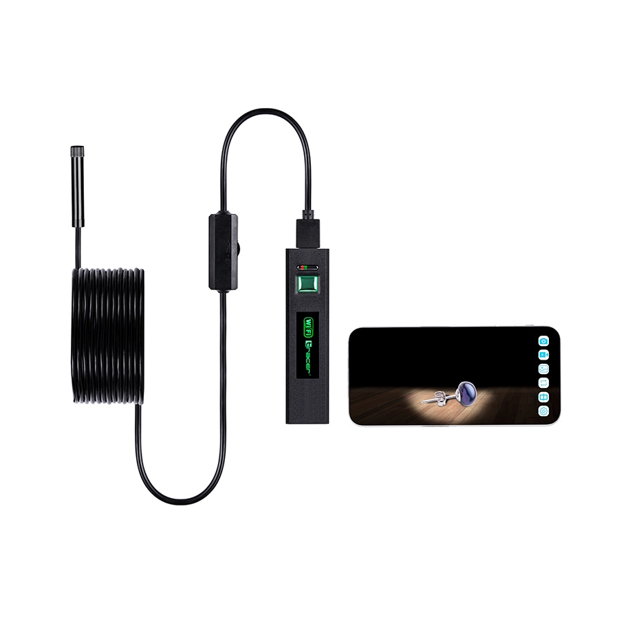 Tracer WiFi inspekcijska endoskopska kamera HardWire 5M 8MM2 Mediatech WiFi inspekcijska endoskopska kamera MT4099 (Kopiraj)