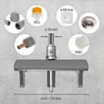 Wolfcraft podesiva kruna za drvo rigips 45-90mm 5977000 (Kopiraj)