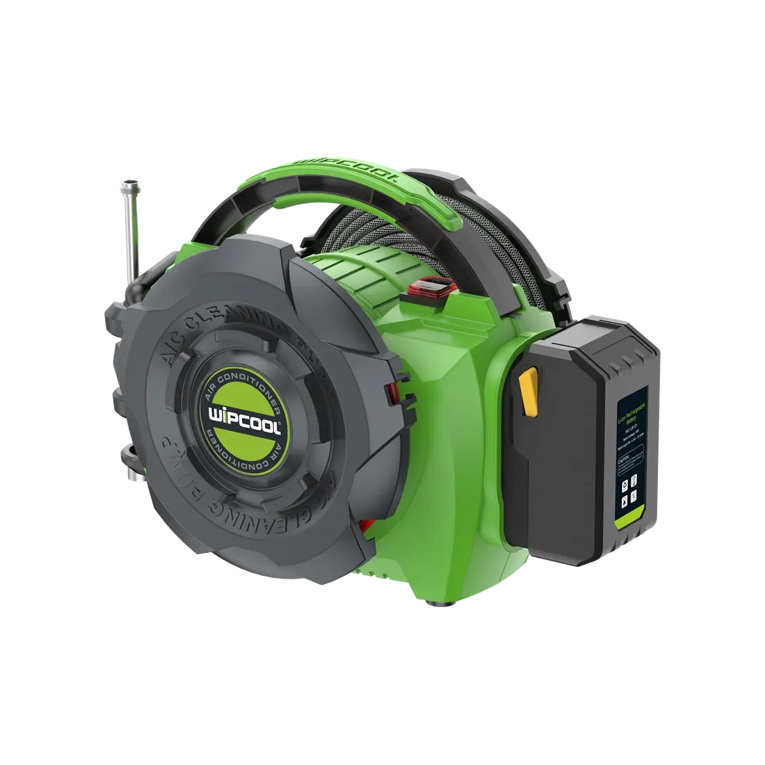 Wipcool aku pumpa za čišćenje klima uređaja C10B sa adapterima2 Wipcool vakuum pumpa S1 (Kopiraj)