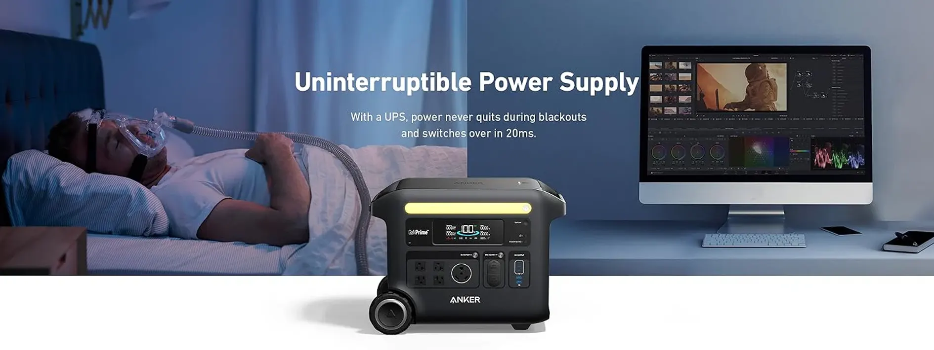 Anker SOLIX F2600 banner 2 Anker prenosni aku agregat SOLIX F2000 2048Wh - 2300W (Kopiraj)