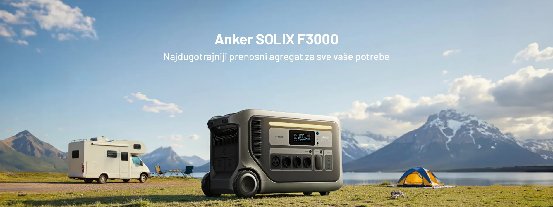 Anker SOLIX F3000 banner 1 Anker prenosni aku agregat SOLIX F2600 2560Wh - 2400W (Kopiraj)