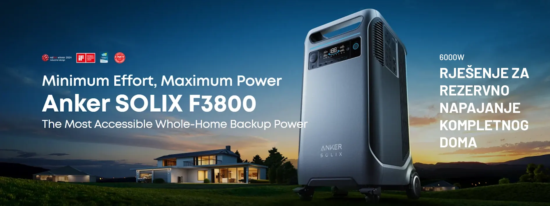 Anker SOLIX prenosni aku agregat  F3800 3840Wh - 6000W