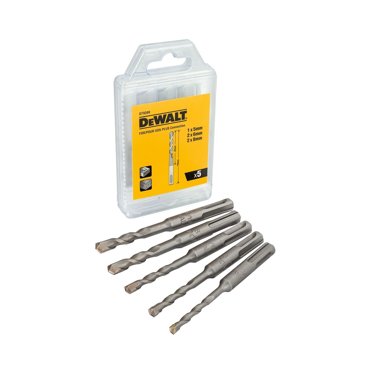 DT93994 DeWALT 13-dijelni set burgija za metal 1.5-6.5mm HSS-G DT5922 (Kopiraj)