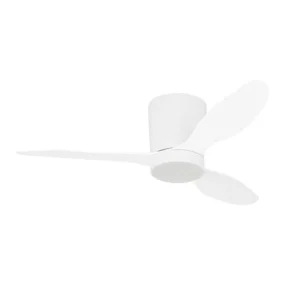 EGLO stropni plafonski ventilator sa LED rasvjetom Baracares bijela-drvo (Kopiraj)