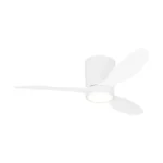 EGLO stropni plafonski ventilator sa LED rasvjetom Baracares bijela-drvo (Kopiraj)