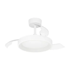 EGLO stropni plafonski ventilator sa LED rasvjetom Malpica bijela-drvo (Kopiraj)