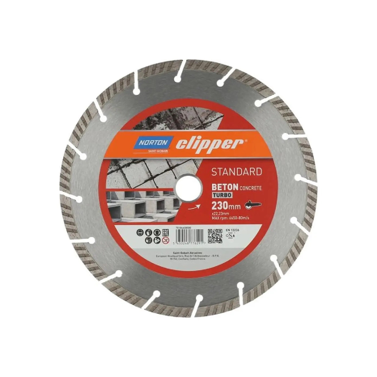701846085802 Norton dijamantska rezna ploča 300 x 25.4 mm za beton (Kopiraj)